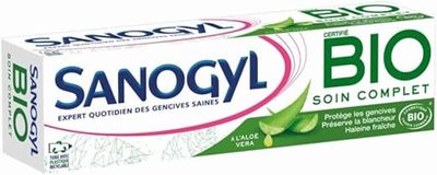 dentifrice bio Sanocyl à l'aloès à l'aloès à l'aloès à l'aloès à l'aloès