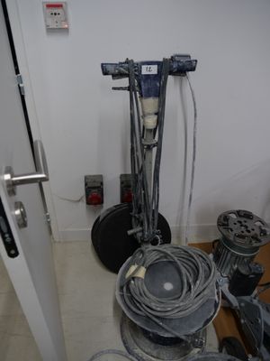 a picture of a room with a bunch of tools on the floor