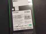 the back of a box with a sticker on it sitting on a table