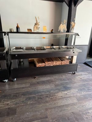 an image of a kitchen with a counter and a stove