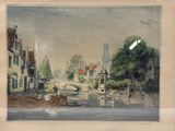 une image d'une peinture d'une rue de la ville