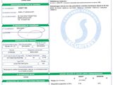 a close up of a document with a barcode on it