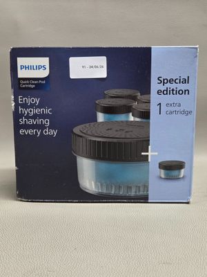 emballage des cartouches de rasoir Philips en édition spéciale dans une boîte