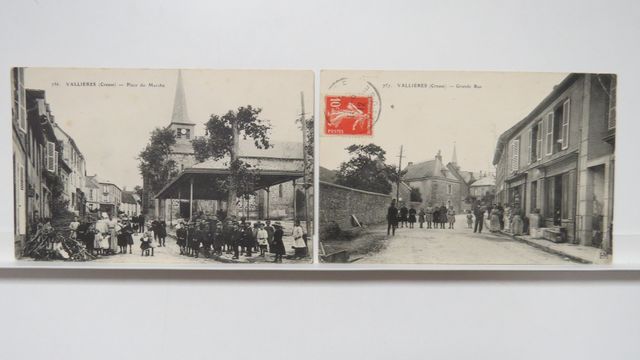 Vallière : Lot de 2cpa : Place du Marché (HM 756). TBE + Grande R...