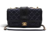 sac à bandoulière Chanel en cuir d'agneau matelassé