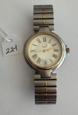 Montre en or et acier, signée - DUNHILL - MILLENIUM - Mouvem…