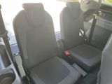 two black seats in the back of a car
