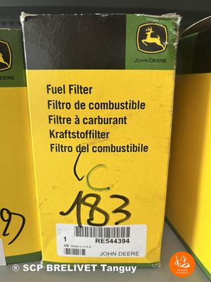 UN FILTRE A CARBURANT JOHN DEERE REF RE544394 - Photo 1
