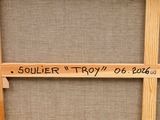 a picture of a picture of a wooden frame with a name on it