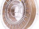un gros plan d'un filament PLA sur fond blanc