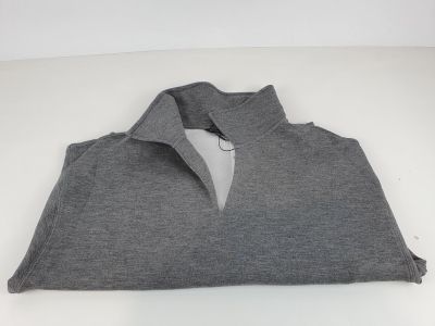 STRADIVARIUS - Sweat-shirt col polo ouvert - Gris chiné - Ta…