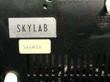 a close up of a skylab label on the side of a machine
