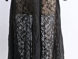 an image of a black lace robe on a mannequin mannequin