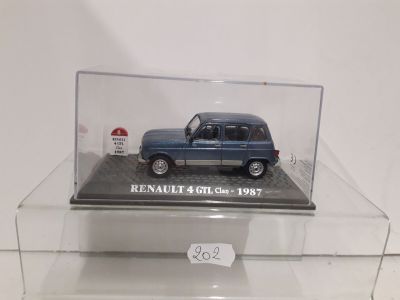 a blue toy car in a clear display case