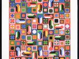an image of a painting of a square with different shapes