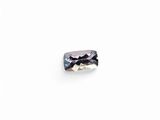 a purple sapphire stone on a white background