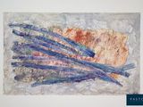 a picture of a painting of a bunch of fish on a piece of paper