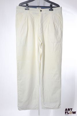 VALENTINO - Ligne "jeans" - Pantalon beige en coton - Taille…