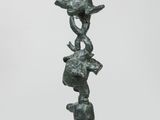 an image of a sculpture of three bears on top of each other
