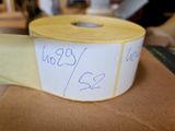 a roll of paper with a message written on it