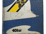an old book with a picture of a plane on it