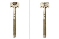Lot de quatre diamants de vitrier en métal nickelé. (photo 3)