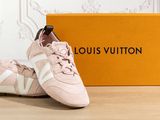 louis vuitton sneakers in pink and white