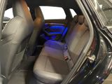 a car that has a blue light in the back of it