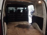 a van that has been cleaned and is in the process of being cleaned