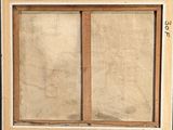 an image of a picture of a window with a wooden frame