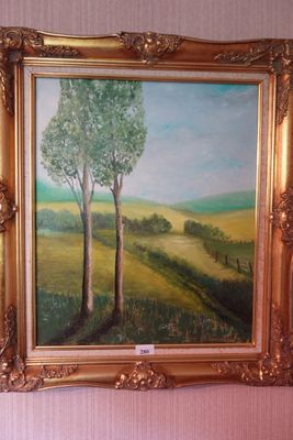 a picture of a painting hanging on the wall