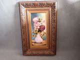 a picture of a painting of flowers in a vase