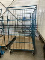 13 conteneurs roulants grillagés métallique avec base en boi… (photo 2)