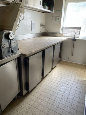 an image of a kitchen with a lot of counter space