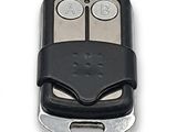 the remote control of a car is shown on a white background