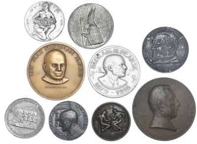 a lot of coins that are on a white surface