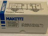 the box is empty and ready to be used as a model train