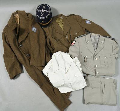 FRANCE. Uniforme d'Adjudant du Matériel, pièces diverse d'ap…