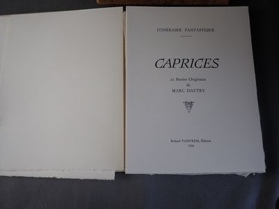 un livre ouvert sur une illustration représentant un capricles
