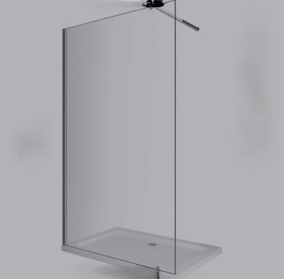 Paroi de douche fixe Ideal Standard en verre transparent, la…