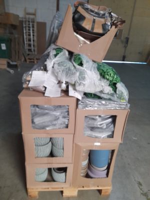 a pile of boxes that are stacked on top of each other