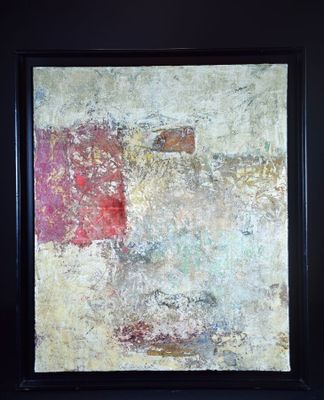 Jacques BEAREZ "Sans titre" Technique mixte sur toile