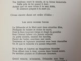 a page from a book with a poem written in french