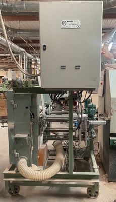 a machine that is sitting inside of a building
