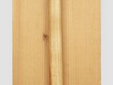 a close up of a hammer on a piece of wood