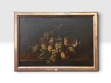 une image d'un tableau de fruits sur une table