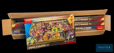 a box with a bunch of different toys inside of it
