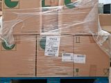 a pallet full of boxes wrapped in plastic