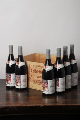 6 B CÔTE-RÔTIE LA TURQUE (Caisse Bois d'origine sans pavillo…