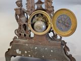 a clock that is sitting on top of a table